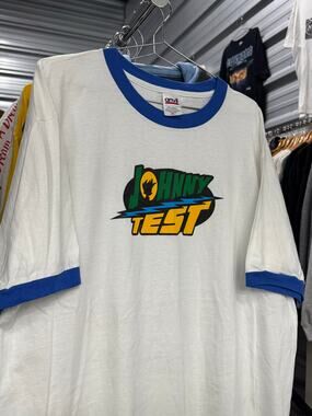 Rare Vintage Johnny Test Cartoon Network TV Show Ringer T-Shirt - Adult XL